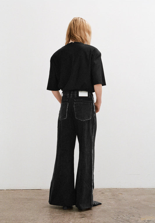 Adze Relaxed Flare Jeans