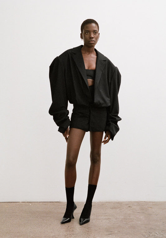 Brivon Convertible Tailored Oversized Blazer