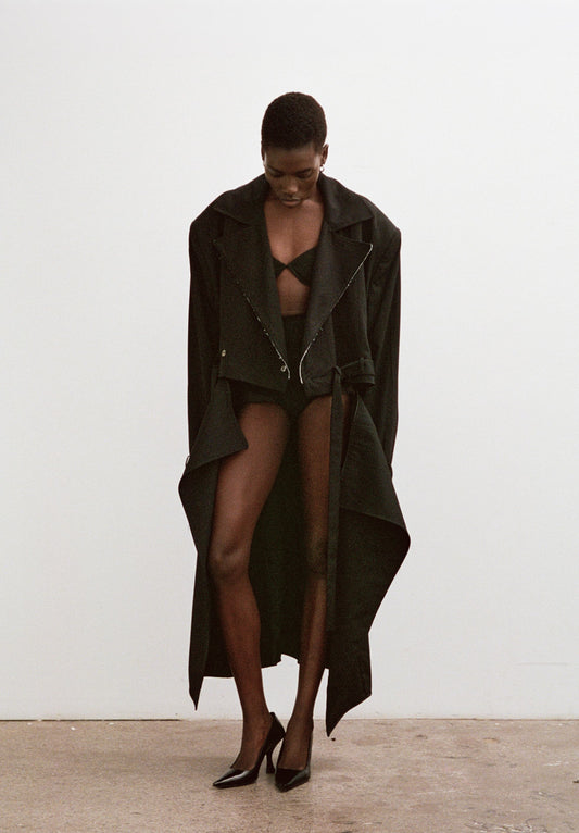 Morph Convertible Tailored Trench Coat