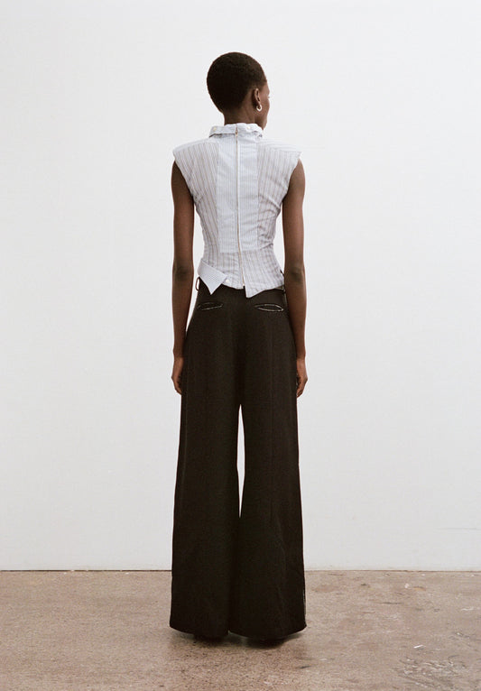Platen Asymmetrical Shirting Top