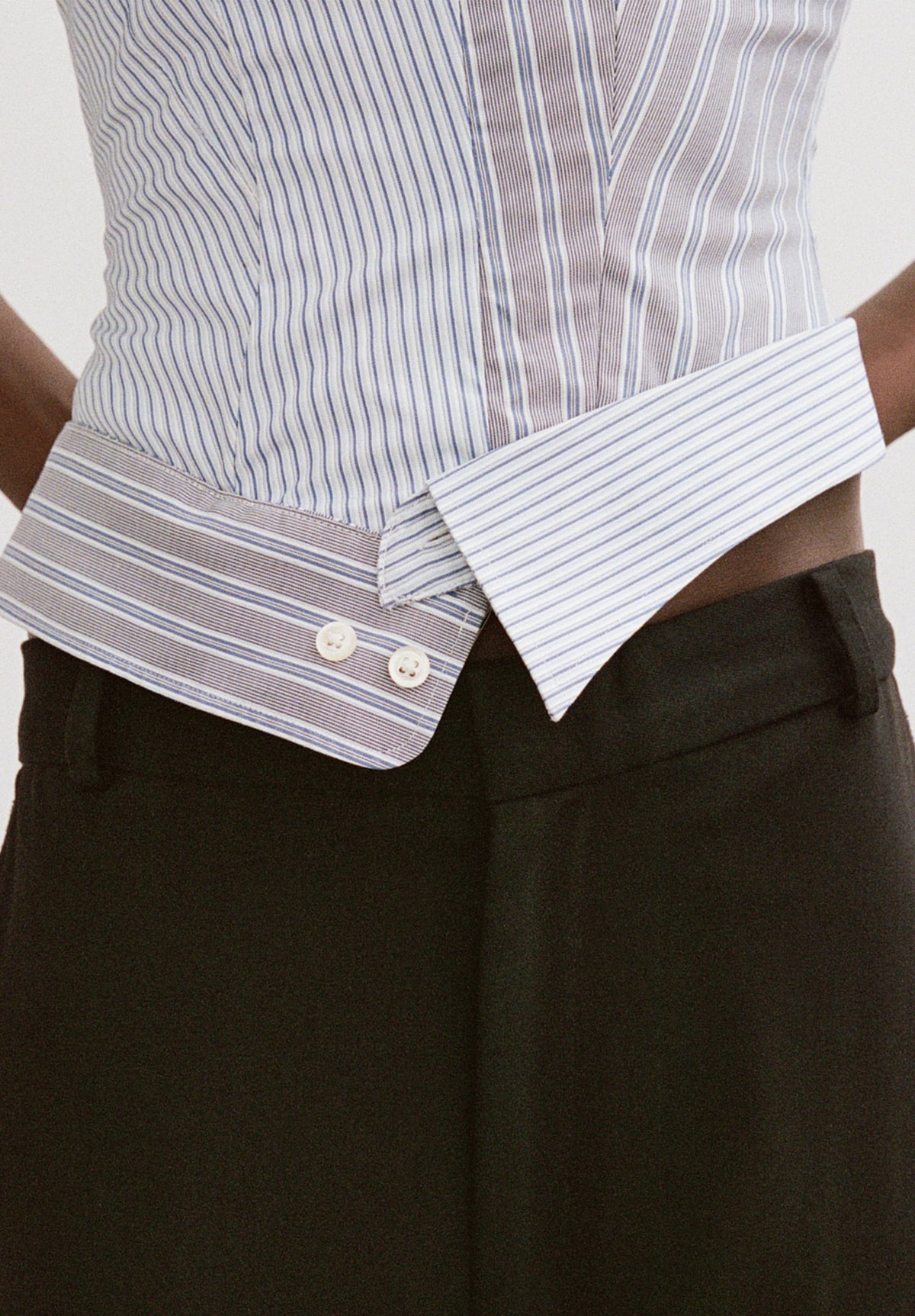 Platen Asymmetrical Shirting Top