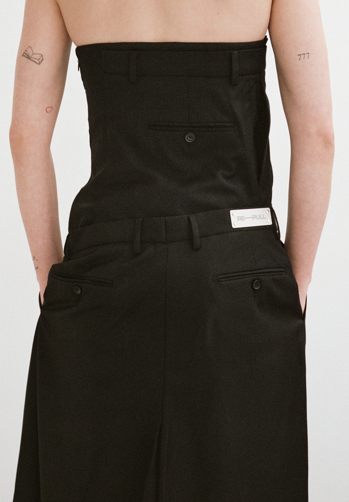 Ravel Draped Tailored Dress