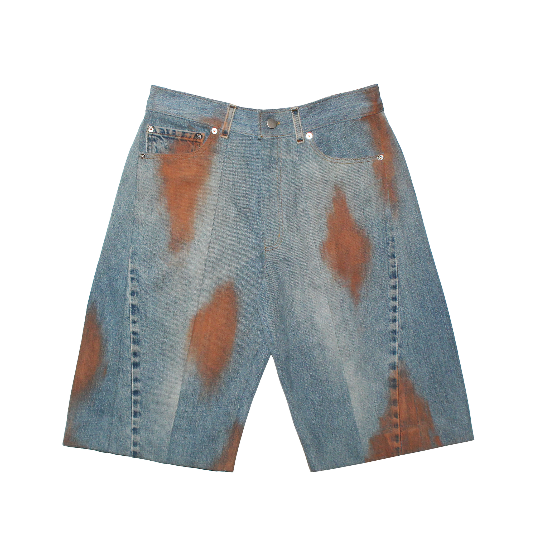 Stone Dyed Pavilion Paneled Shorts