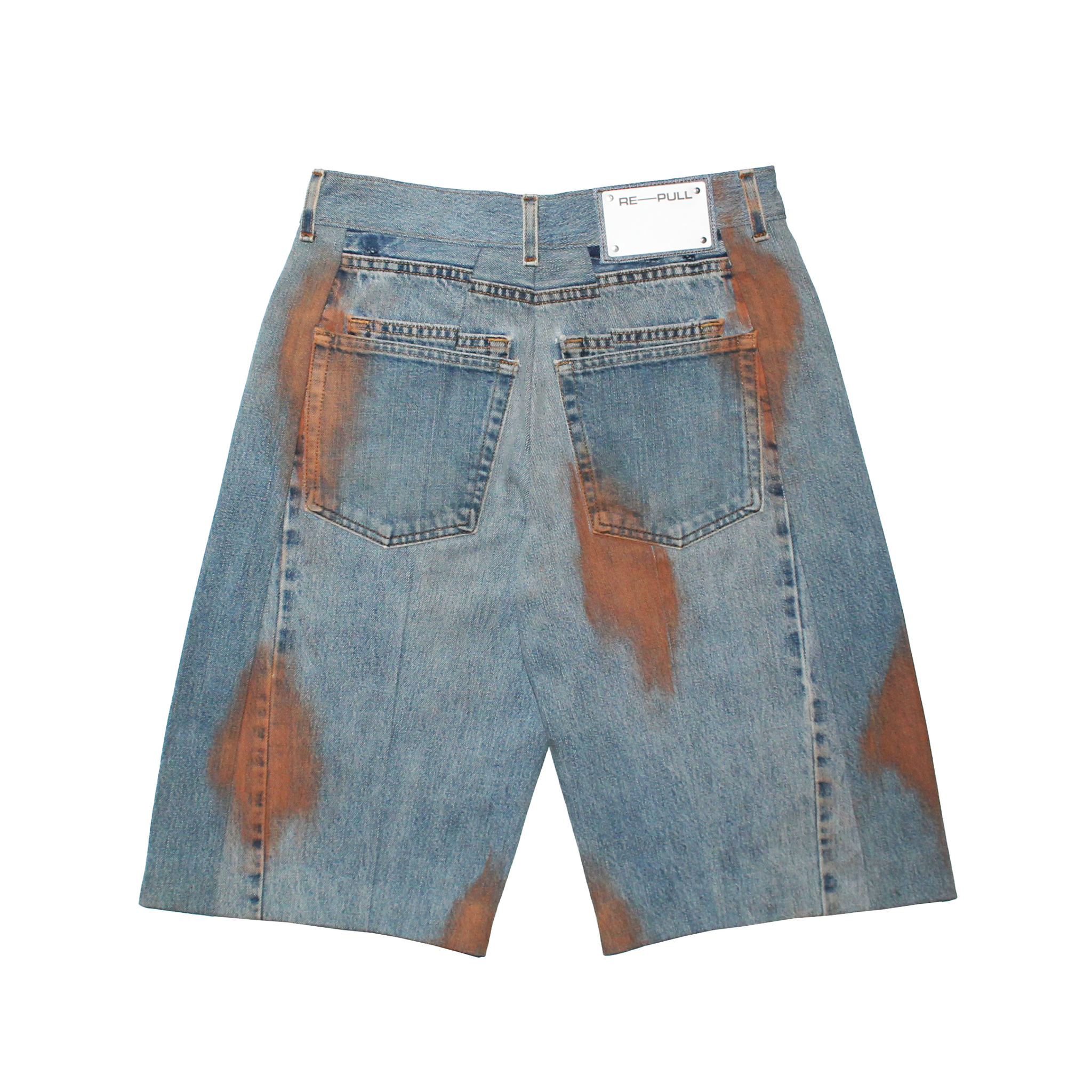 Stone Dyed Pavilion Paneled Shorts