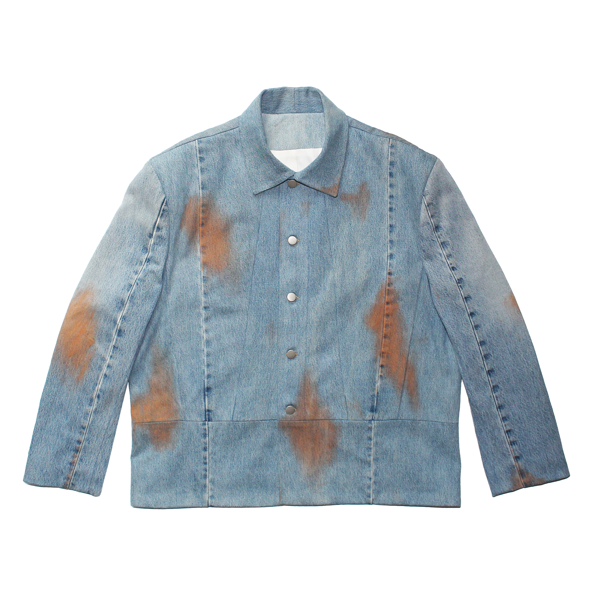 Stone Dyed Modular Denim Blazer