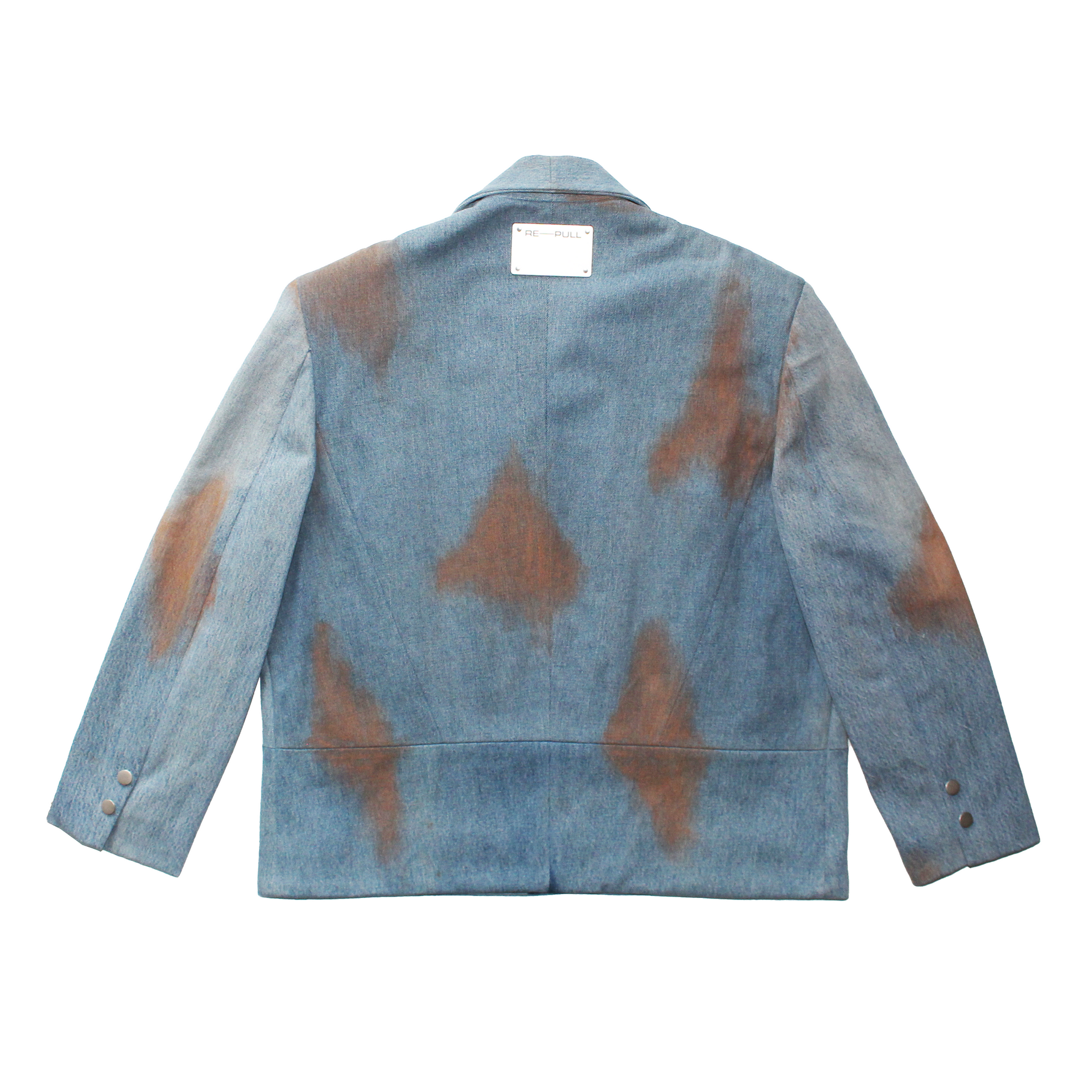 Stone Dyed Modular Denim Blazer