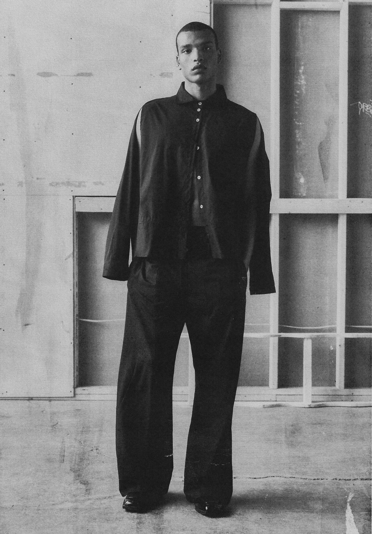 002 Jet Expo Panelled Dress Shirt