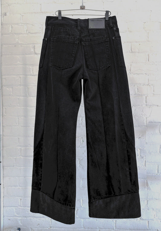 002 Nocta Pavilion Panelled Black Jeans