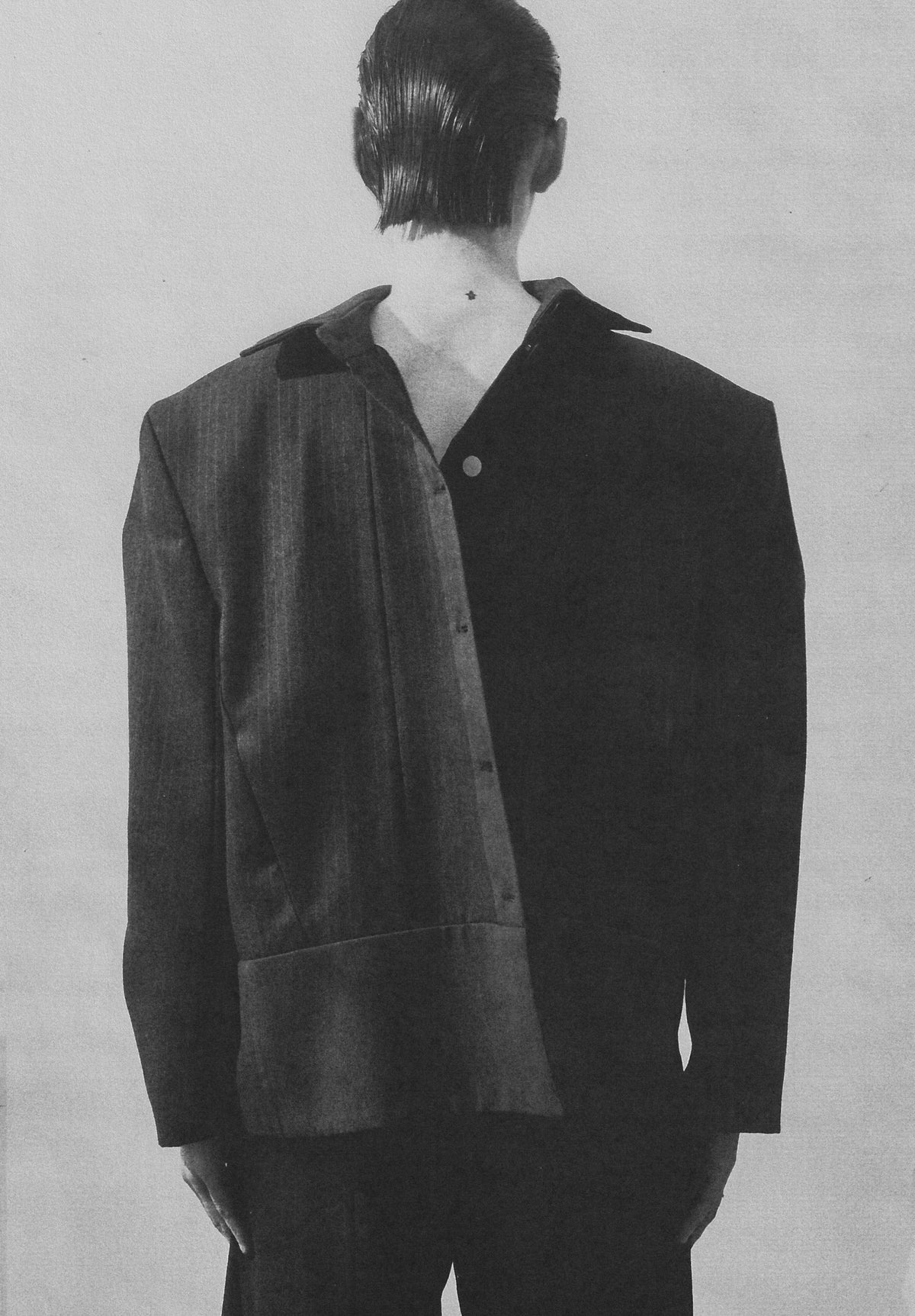 002 Stria Tailored Pinstripe Blazer