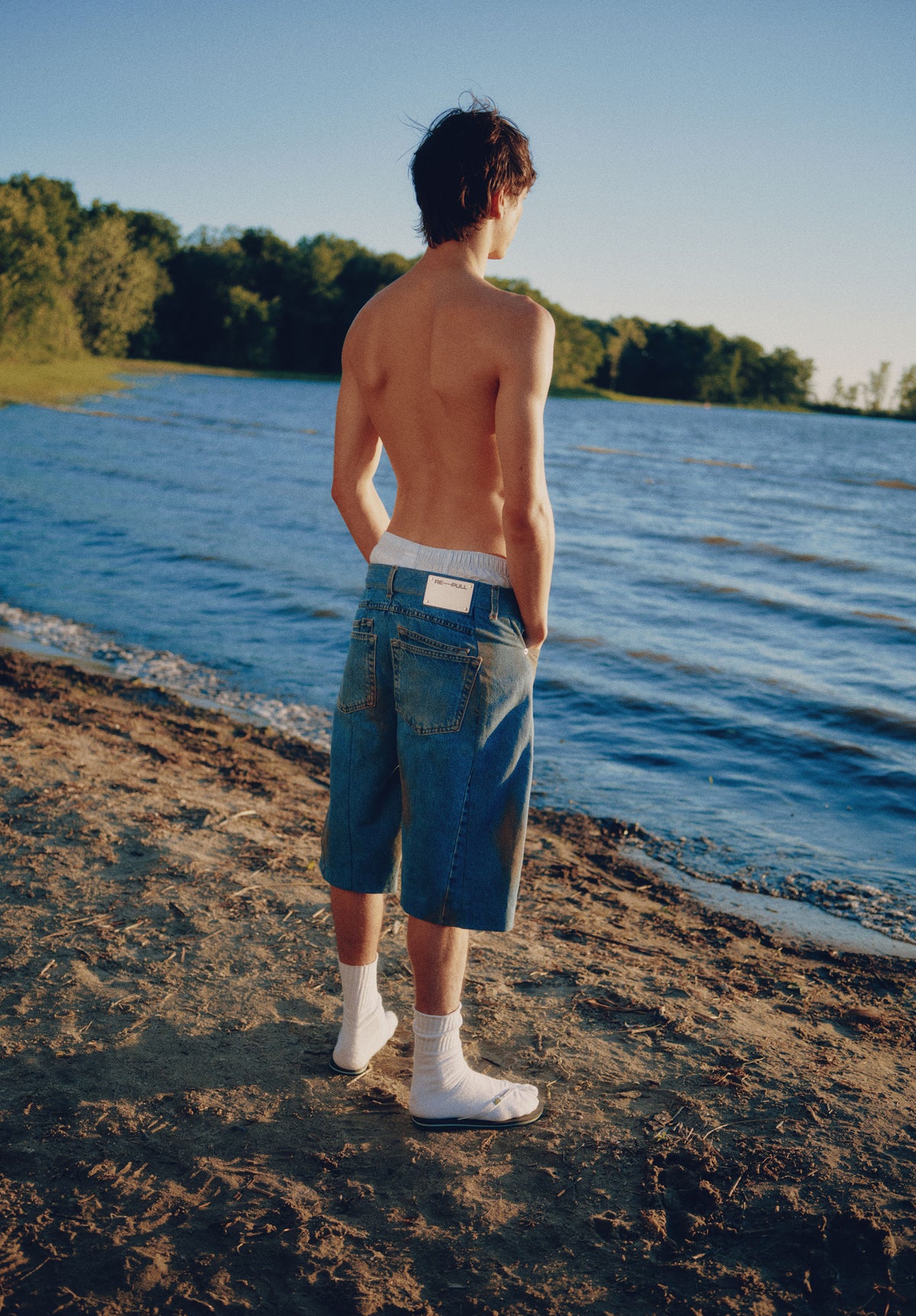 003 Dune Stoned Dyed Jean Shorts