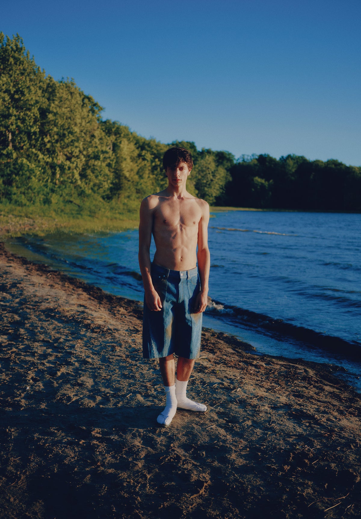 003 Dune Stoned Dyed Jean Shorts