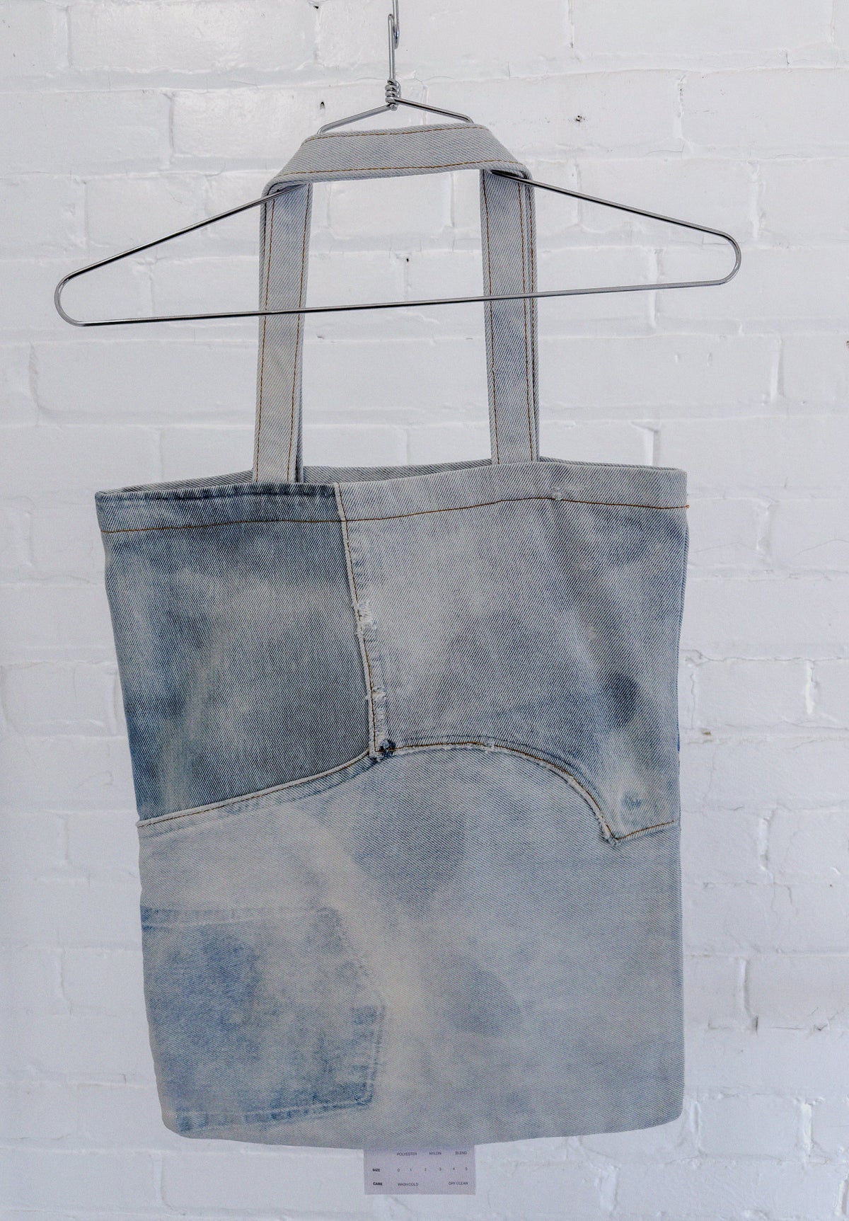 003 Marl Washed Denim Tote Bag
