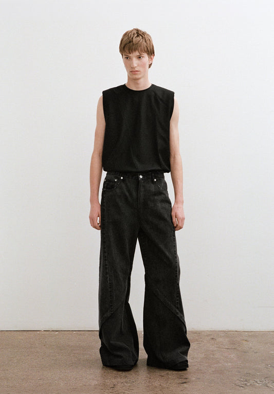 Adze Relaxed Flare Jeans