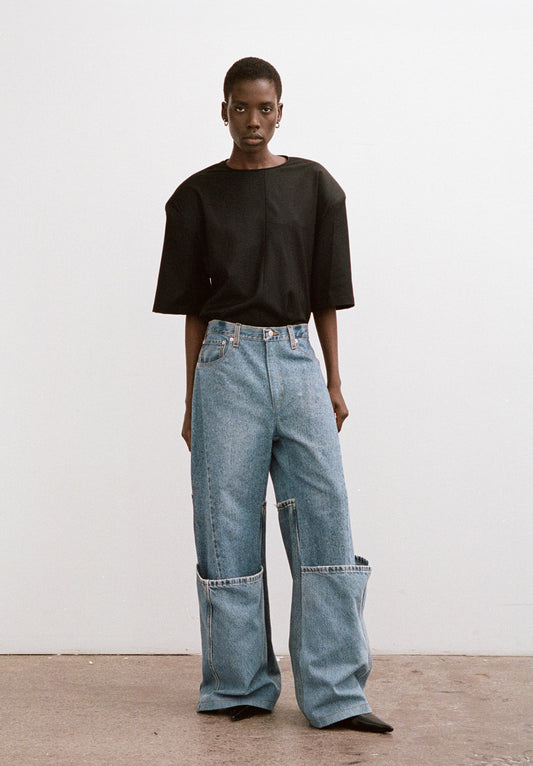 Clatter Relaxed Cuffed Jeans