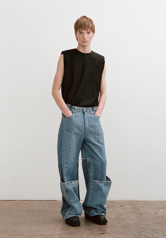 Clatter Relaxed Cuffed Jeans