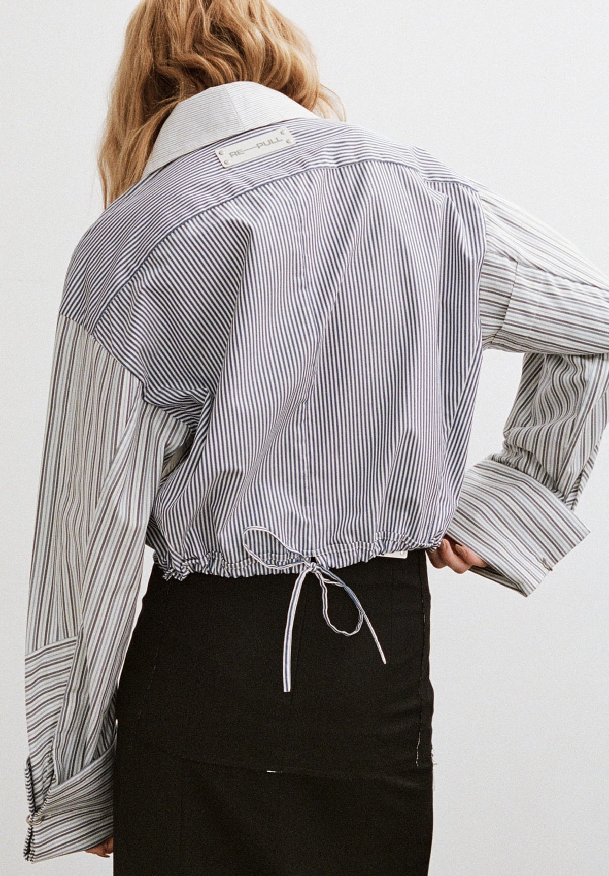 Eave Cropped Dress Shirt