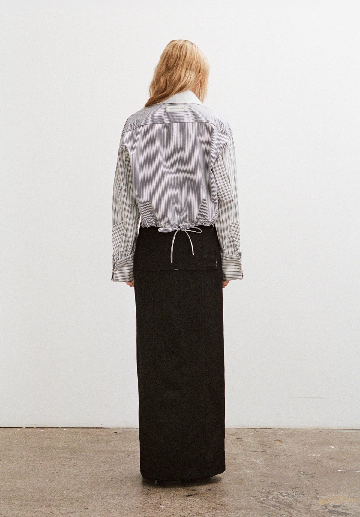 Eave Cropped Dress Shirt