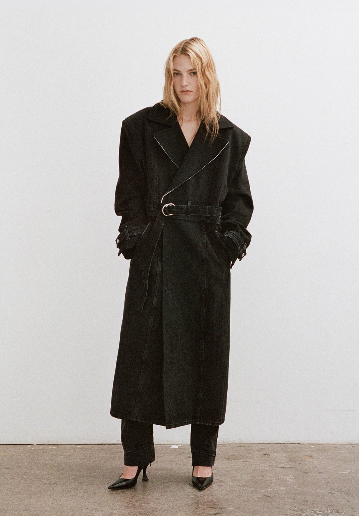 Trench-coat en jean convertible Flux