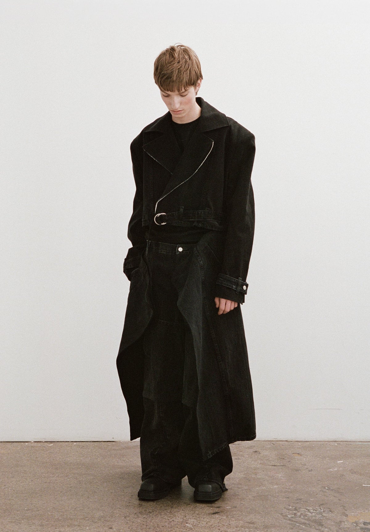Trench-coat en jean convertible Flux