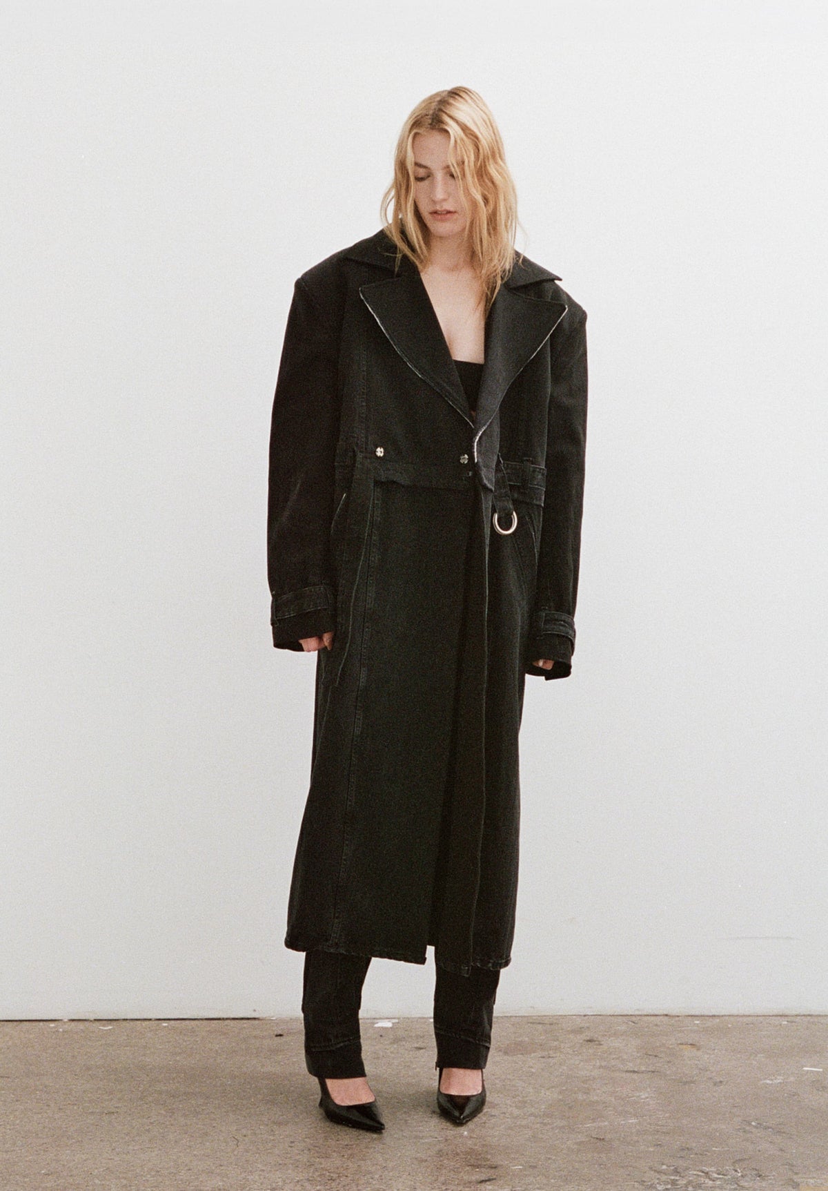 Trench-coat en jean convertible Flux