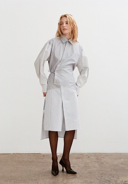 Linea Asymmetrical Shirt Dress