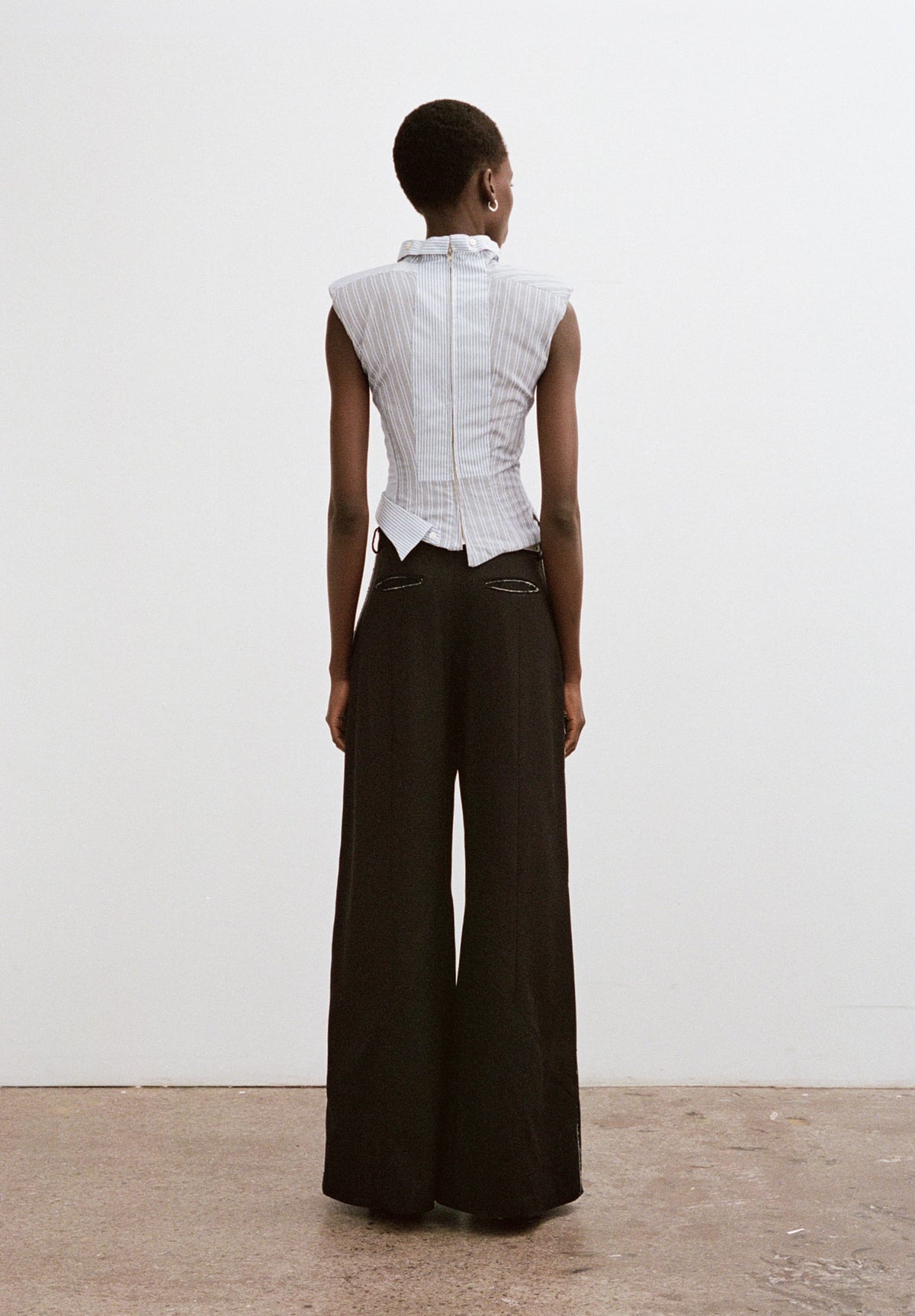 Platen Asymmetrical Shirting Top