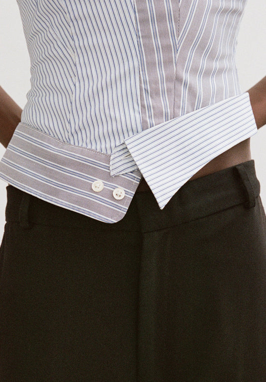 Platen Asymmetrical Shirting Top