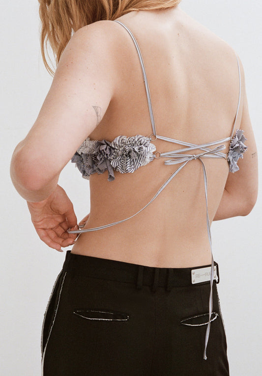 Tessle Ruffled Bra Top