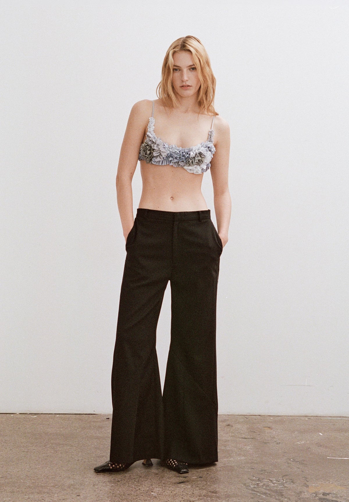 Tessle Ruffled Bra Top