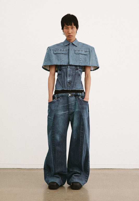 Bind Denim Corset Belt