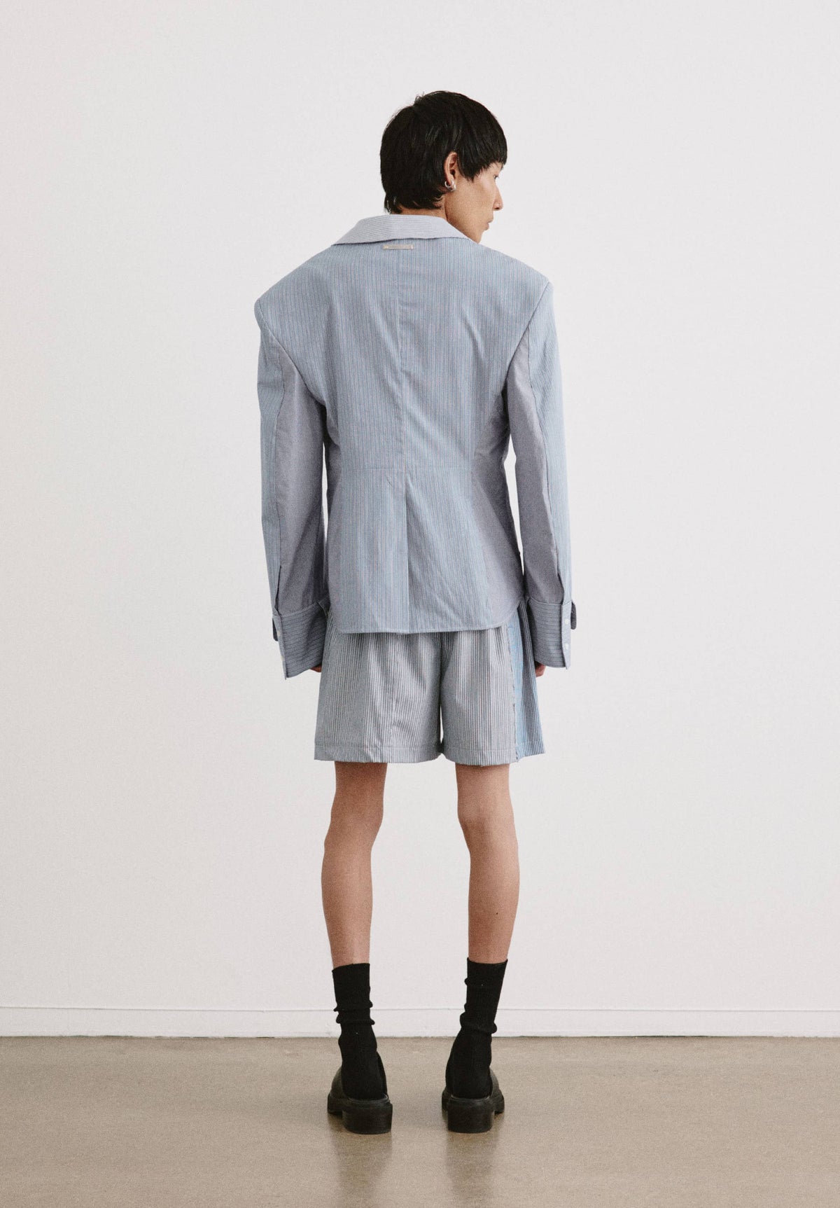 Duplen Layered Shirting Blazer