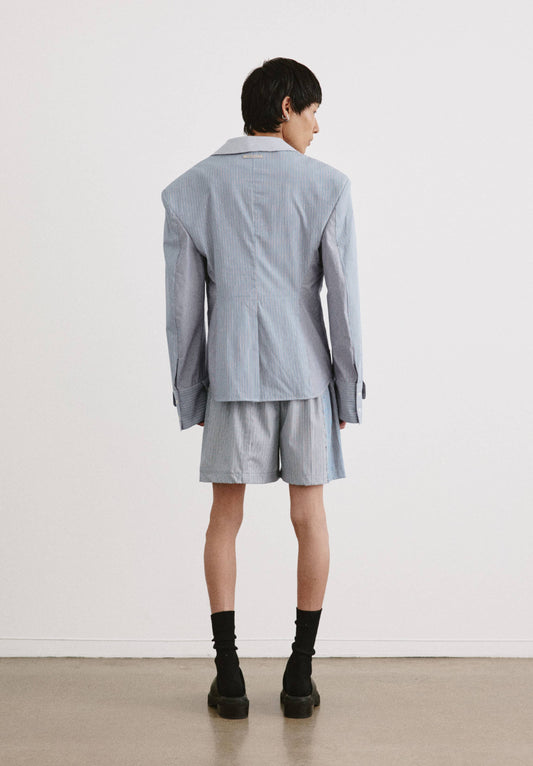Duplen Layered Shirting Blazer