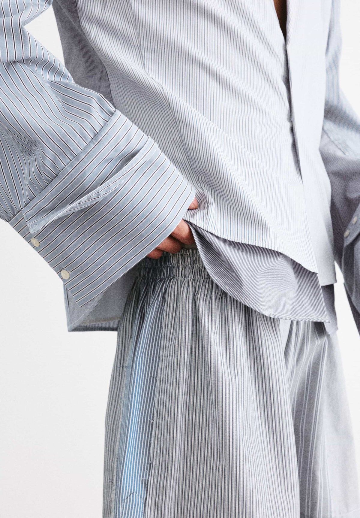 Duplen Layered Shirting Blazer