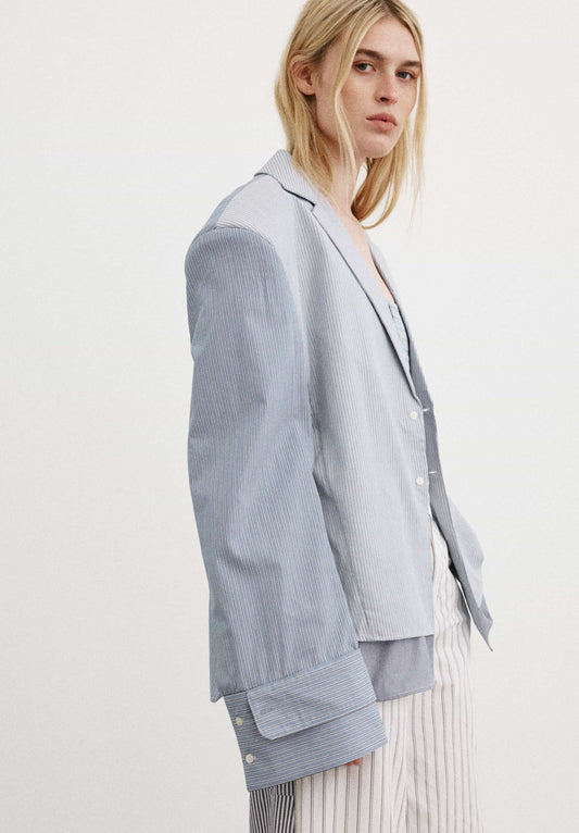 Duplen Layered Shirting Blazer