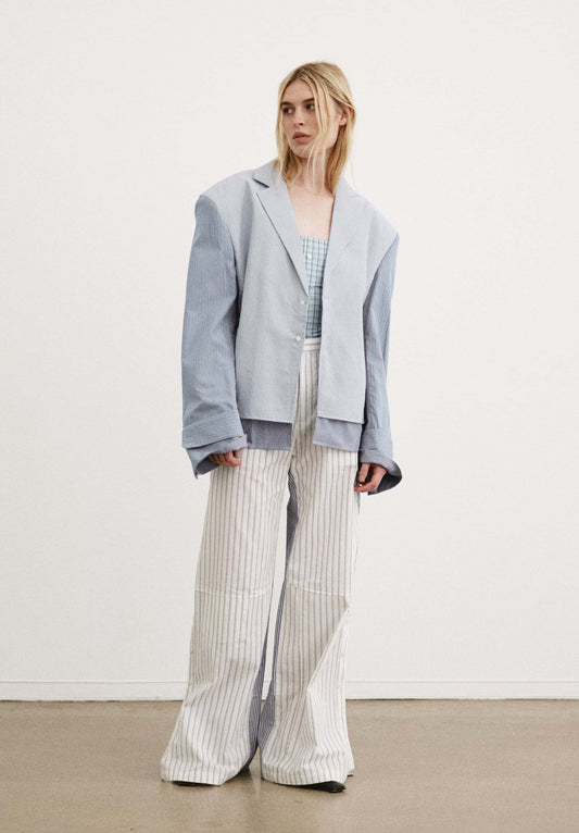 Duplen Layered Shirting Blazer