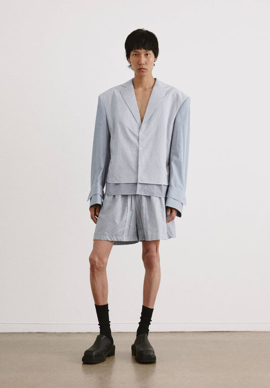 Duplen Layered Shirting Blazer