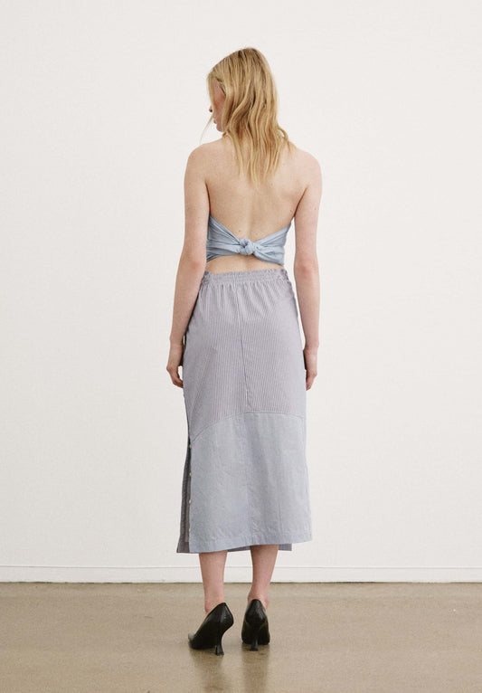 Hinge Convertible Shirting Wrap Skirt