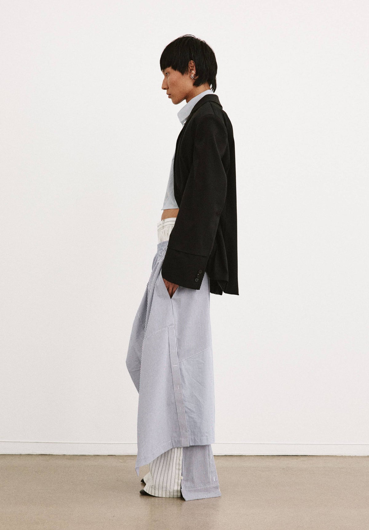 Hinge Convertible Shirting Wrap Skirt
