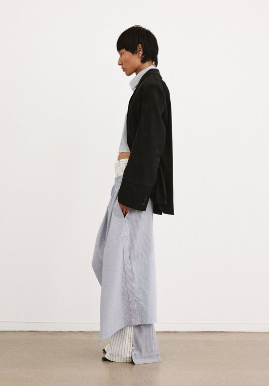 Hinge Convertible Shirting Wrap Skirt