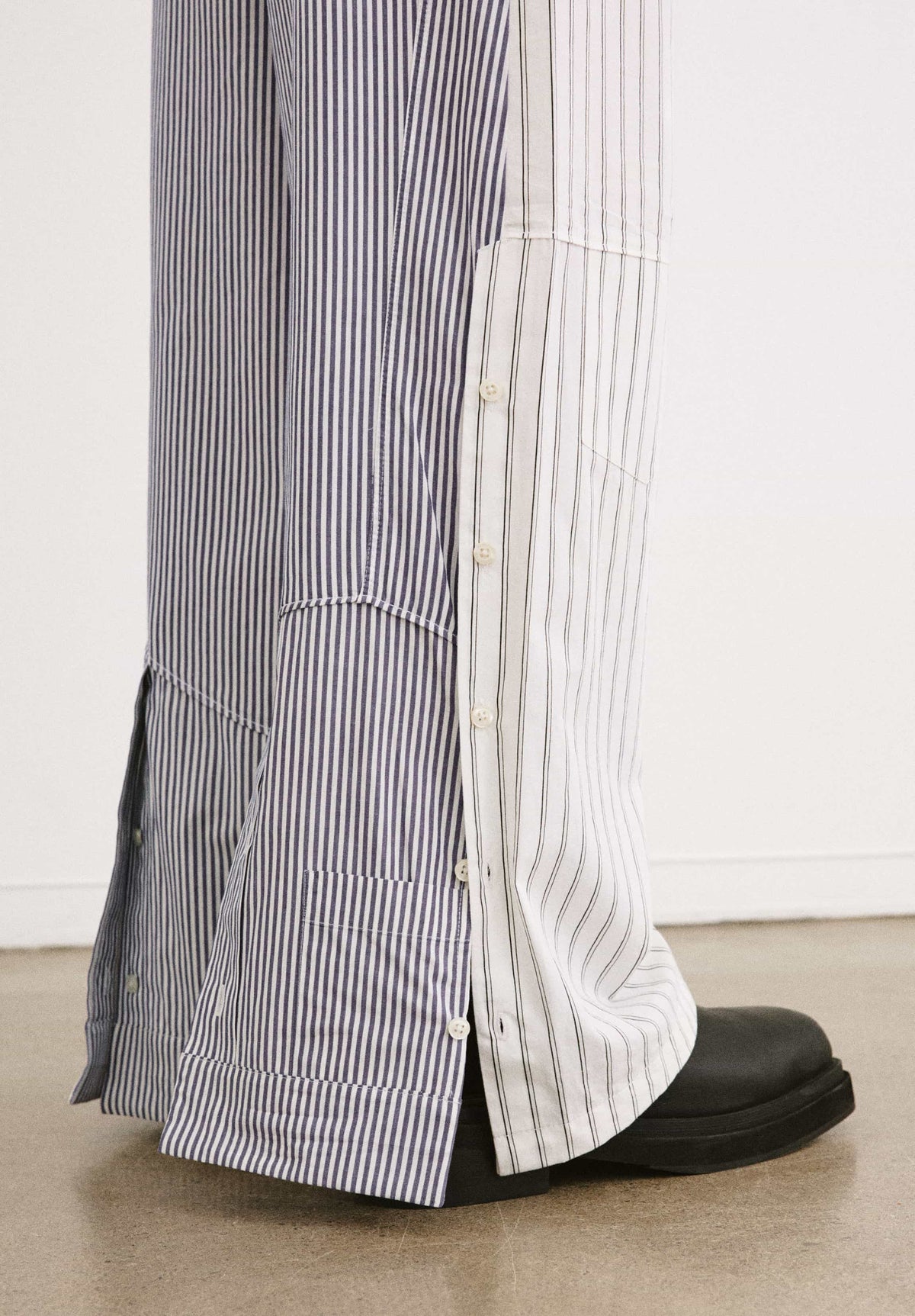 Orthen Wide Leg Shirting Trouser