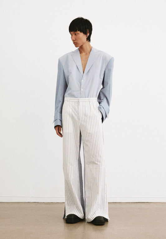 Orthen Wide Leg Shirting Trouser