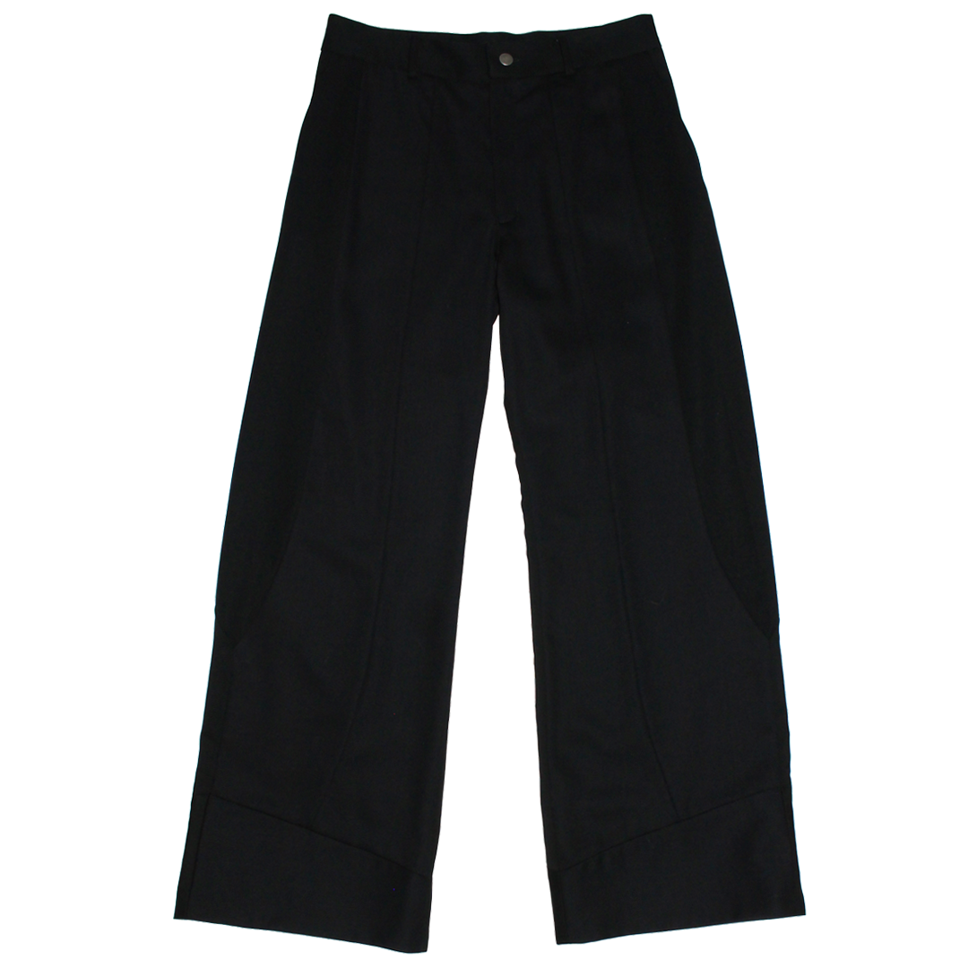 Black Sumi Paneled Trouser - Size 2